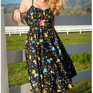 Pinup Girl Clothing Ella Dress in Wonderland Print